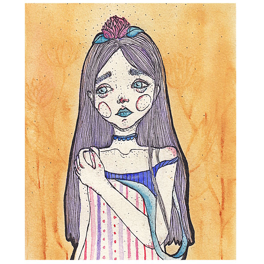 I Made Illustrations With Imaginary Characters Based On My Moods I Made Illustrations With Imaginary Characters Based On My Moods