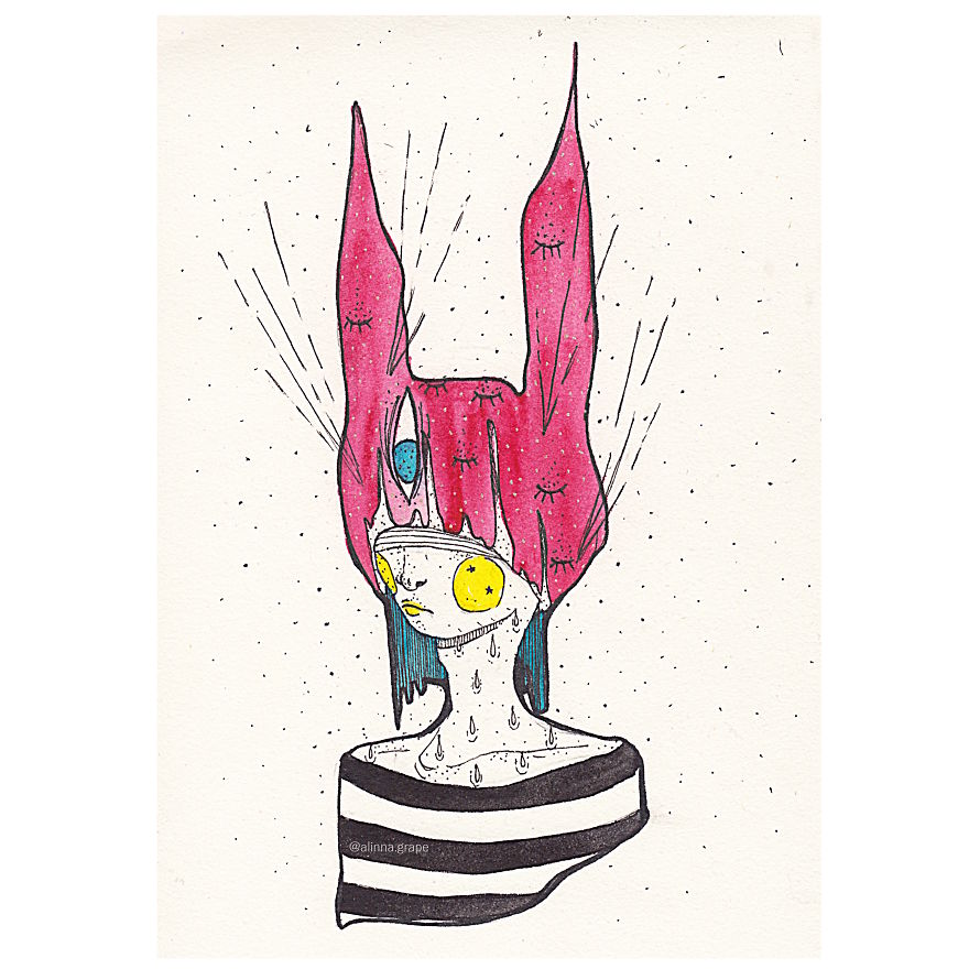 I Made Illustrations With Imaginary Characters Based On My Moods I Made Illustrations With Imaginary Characters Based On My Moods