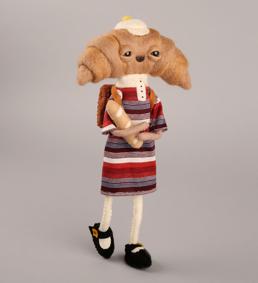 You Will Surely Want To Have A-Meet The Friendly Animals Made In Felt By The Artist Cat Rabbit You Will Surely Want To Have A-Meet The Friendly Animals Made In Felt By The Artist Cat Rabbit