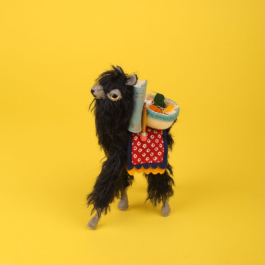 You Will Surely Want To Have A-Meet The Friendly Animals Made In Felt By The Artist Cat Rabbit You Will Surely Want To Have A-Meet The Friendly Animals Made In Felt By The Artist Cat Rabbit