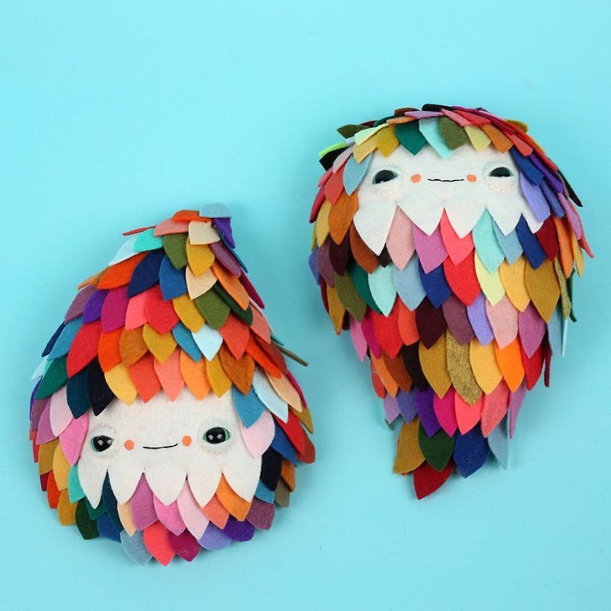 You Will Surely Want To Have A-Meet The Friendly Animals Made In Felt By The Artist Cat Rabbit You Will Surely Want To Have A-Meet The Friendly Animals Made In Felt By The Artist Cat Rabbit