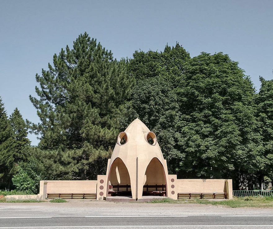 Photographer Travels To Post-Soviet Countries To Capture The Charm Of Old Bus Stops (New Pics) Photographer Travels To Post-Soviet Countries To Capture The Charm Of Old Bus Stops (New Pics)