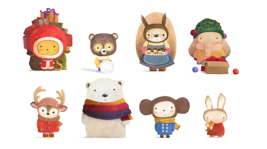 Cute Christmas Illustrations By Slovenian Illustrator Marko Rop