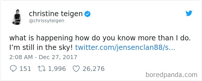 Chrissy Teigen Gets Stuck On Absolute Worst Flight Ever, Hilariously Live-Tweets Everything Chrissy Teigen Gets Stuck On Absolute Worst Flight Ever, Hilariously Live-Tweets Everything