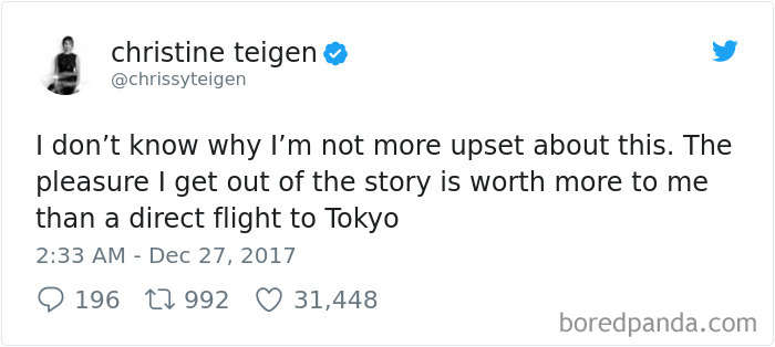 Chrissy Teigen Gets Stuck On Absolute Worst Flight Ever, Hilariously Live-Tweets Everything Chrissy Teigen Gets Stuck On Absolute Worst Flight Ever, Hilariously Live-Tweets Everything
