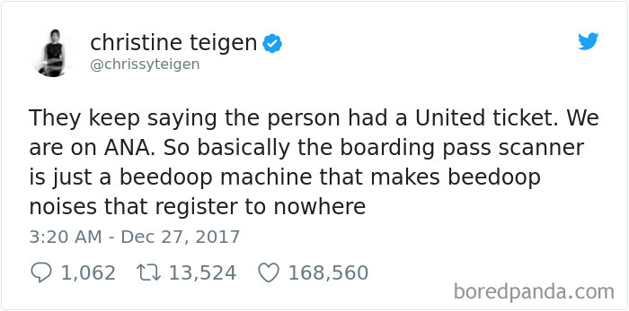 Chrissy Teigen Gets Stuck On Absolute Worst Flight Ever, Hilariously Live-Tweets Everything Chrissy Teigen Gets Stuck On Absolute Worst Flight Ever, Hilariously Live-Tweets Everything