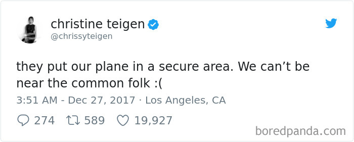 Chrissy Teigen Gets Stuck On Absolute Worst Flight Ever, Hilariously Live-Tweets Everything Chrissy Teigen Gets Stuck On Absolute Worst Flight Ever, Hilariously Live-Tweets Everything