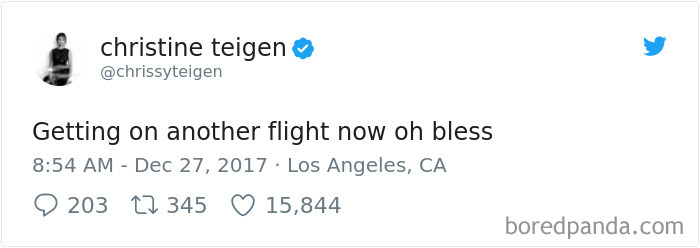 Chrissy Teigen Gets Stuck On Absolute Worst Flight Ever, Hilariously Live-Tweets Everything Chrissy Teigen Gets Stuck On Absolute Worst Flight Ever, Hilariously Live-Tweets Everything