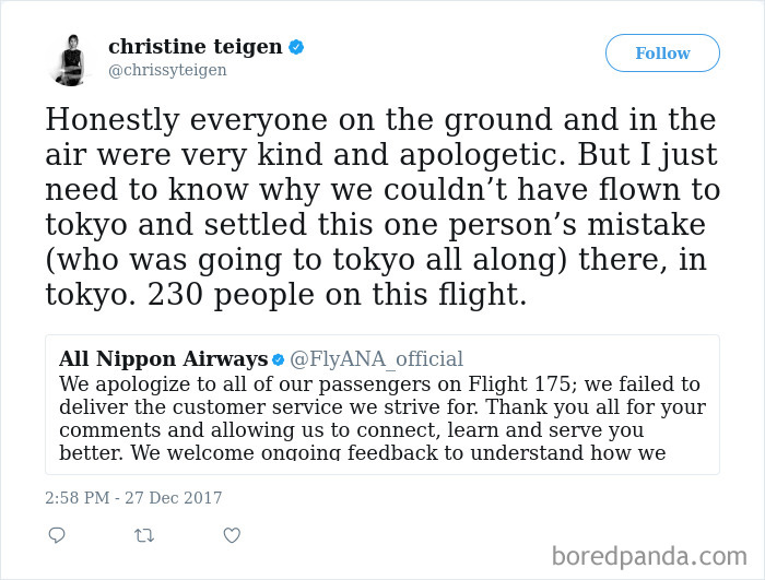 Chrissy Teigen Gets Stuck On Absolute Worst Flight Ever, Hilariously Live-Tweets Everything Chrissy Teigen Gets Stuck On Absolute Worst Flight Ever, Hilariously Live-Tweets Everything