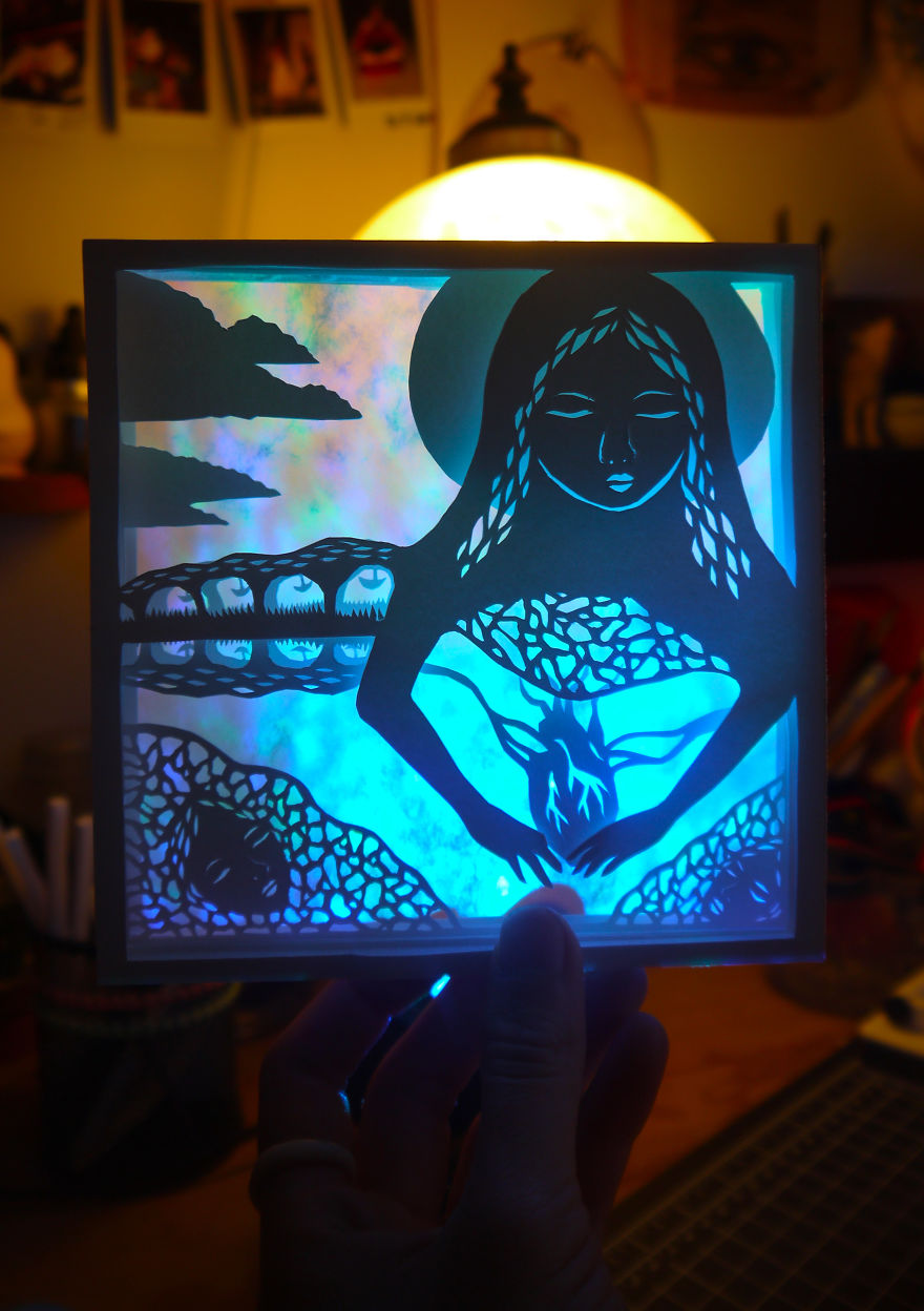 Intricate Paper Cut Shadow Boxes Intricate Paper Cut Shadow Boxes