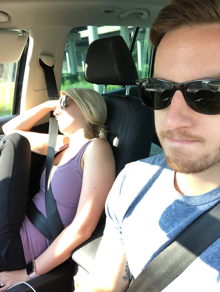 Husband Compiles Photos From All The Fun Road Trips He Takes With His Wife, And The Result Is Just Too Funny