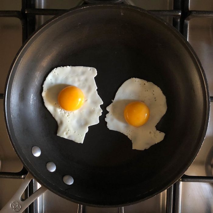 Artist Turns His Breakfast Eggs Into Works Of Art Artist Turns His Breakfast Eggs Into Works Of Art