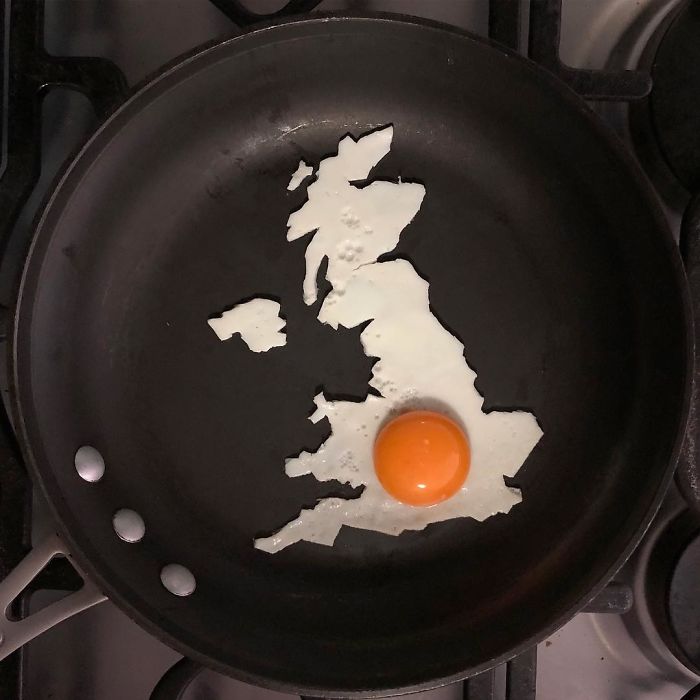 Artist Turns His Breakfast Eggs Into Works Of Art Artist Turns His Breakfast Eggs Into Works Of Art
