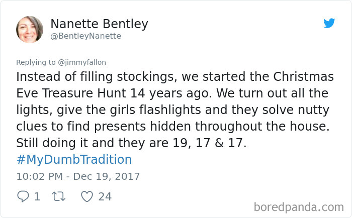 Jimmy Fallon Asked People To Share Their Dumb Holiday Traditions, And The Responses Are Hilariously Entertaining Jimmy Fallon Asked People To Share Their Dumb Holiday Traditions, And The Responses Are Hilariously Entertaining