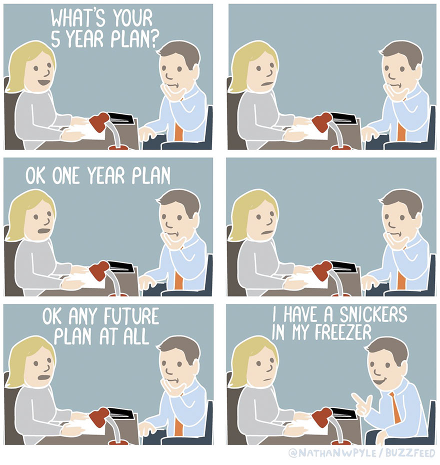 10 Hilarious Comics Show What Not To Say During Job Interviews