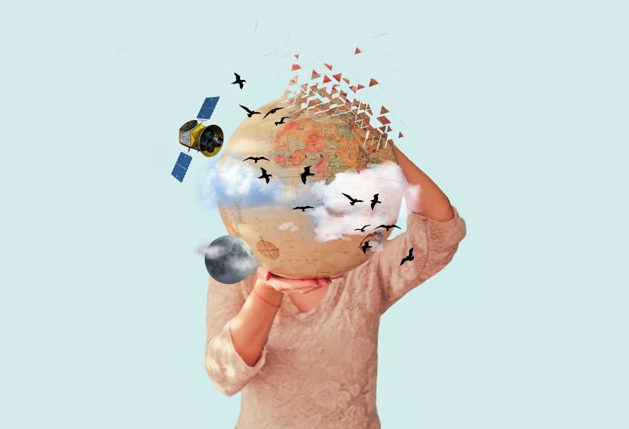 I Make Surreal Photo Edits From Landscapes & Wilderness To Galaxy & Planets & To Objects In Order To Present The Relation Between Them In A Simple Artistic Ideas I Make Surreal Photo Edits From Landscapes & Wilderness To Galaxy & Planets & To Objects In Order To Present The Relation Between Them In A Simple Artistic Ideas