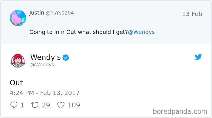 32 Hilarious Twitter Roasts By Wendy’s That Will Make You Think Twice Before Posting 32 Hilarious Twitter Roasts By Wendy’s That Will Make You Think Twice Before Posting