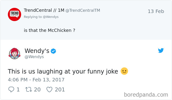 32 Hilarious Twitter Roasts By Wendy’s That Will Make You Think Twice Before Posting 32 Hilarious Twitter Roasts By Wendy’s That Will Make You Think Twice Before Posting