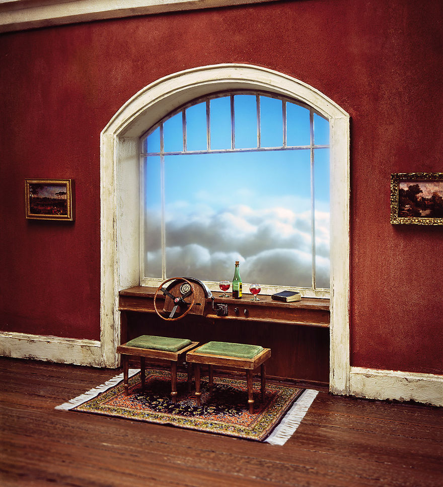 German Artist Creates Miniature Scenes With A Darkly Satirical Twist German Artist Creates Miniature Scenes With A Darkly Satirical Twist