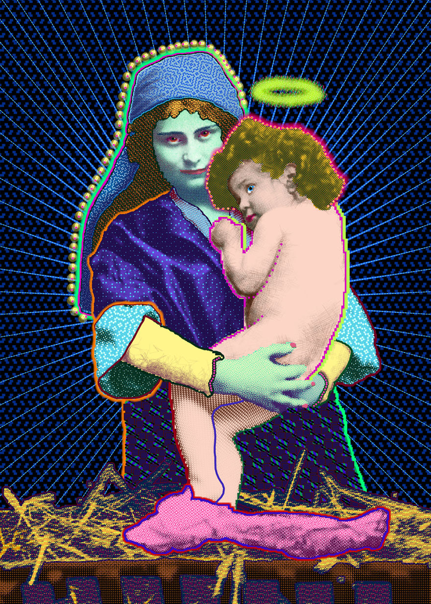 Painter Of Code Creates Gigapixel Madonna And Child Painting Using Custom Software Painter Of Code Creates Gigapixel Madonna And Child Painting Using Custom Software