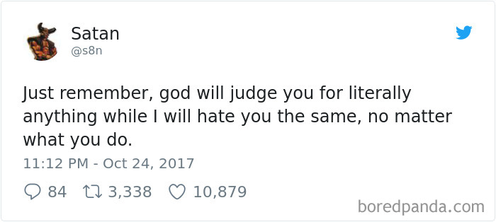 Turns Out Satan Has A Twitter Account, And It’s Hilarious As Hell Turns Out Satan Has A Twitter Account, And It’s Hilarious As Hell