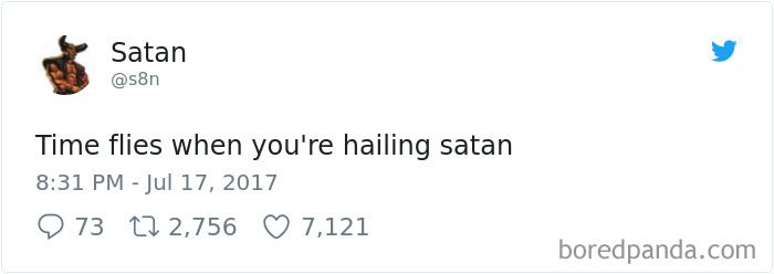 Turns Out Satan Has A Twitter Account, And It’s Hilarious As Hell Turns Out Satan Has A Twitter Account, And It’s Hilarious As Hell