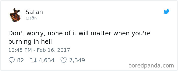 Turns Out Satan Has A Twitter Account, And It’s Hilarious As Hell Turns Out Satan Has A Twitter Account, And It’s Hilarious As Hell