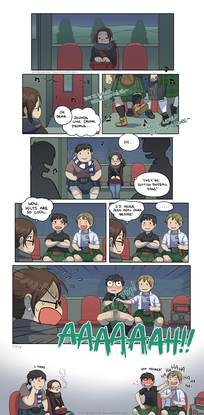 Artist Illustrates Everyday Life With Her Boyfriend And Cat In 56 Adorable Illustrations