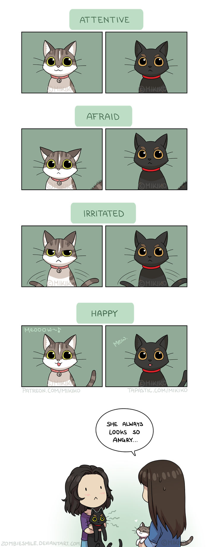 Artist Illustrates Everyday Life With Her Boyfriend And Cat In 56 Adorable Illustrations