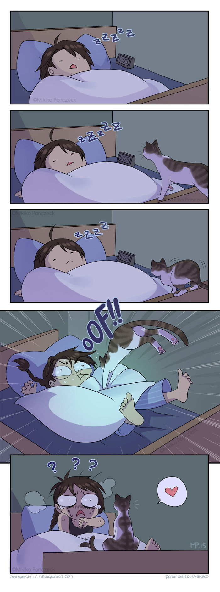 Artist Illustrates Everyday Life With Her Boyfriend And Cat In 56 Adorable Illustrations