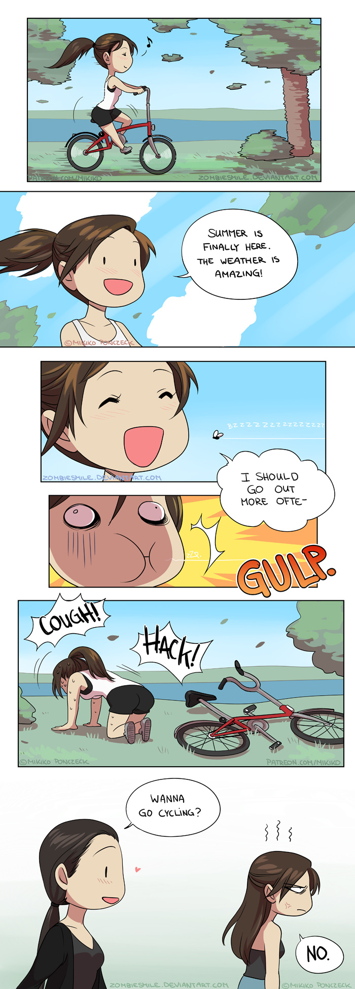 Artist Illustrates Everyday Life With Her Boyfriend And Cat In 56 Adorable Illustrations