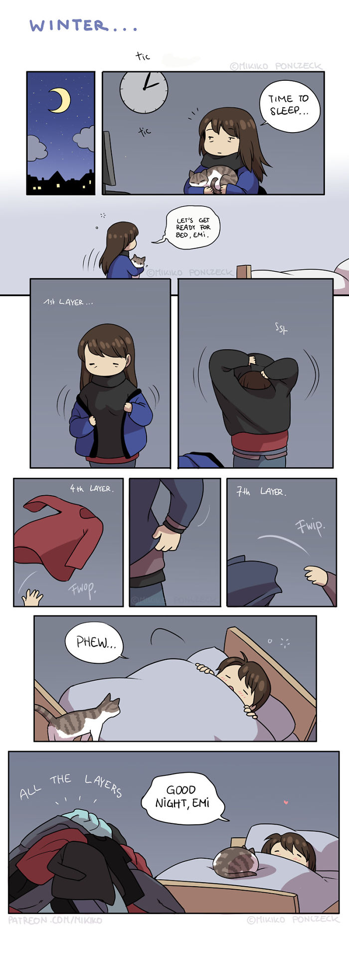 Artist Illustrates Everyday Life With Her Boyfriend And Cat In 56 Adorable Illustrations