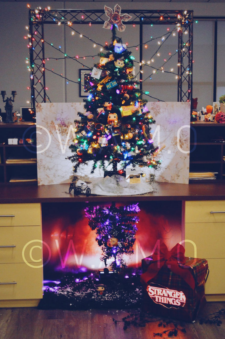 This Is What Happens When A Group Of Nerds At The Office Love Christmas And Stranger Things This Is What Happens When A Group Of Nerds At The Office Love Christmas And Stranger Things