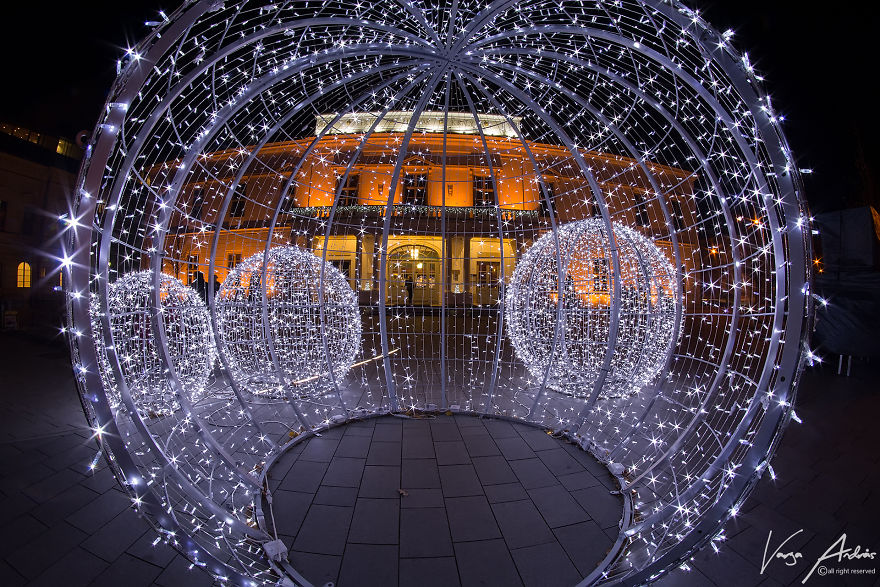 Christmas Lights In Székesfehérvár, Hungary Christmas Lights In Székesfehérvár, Hungary