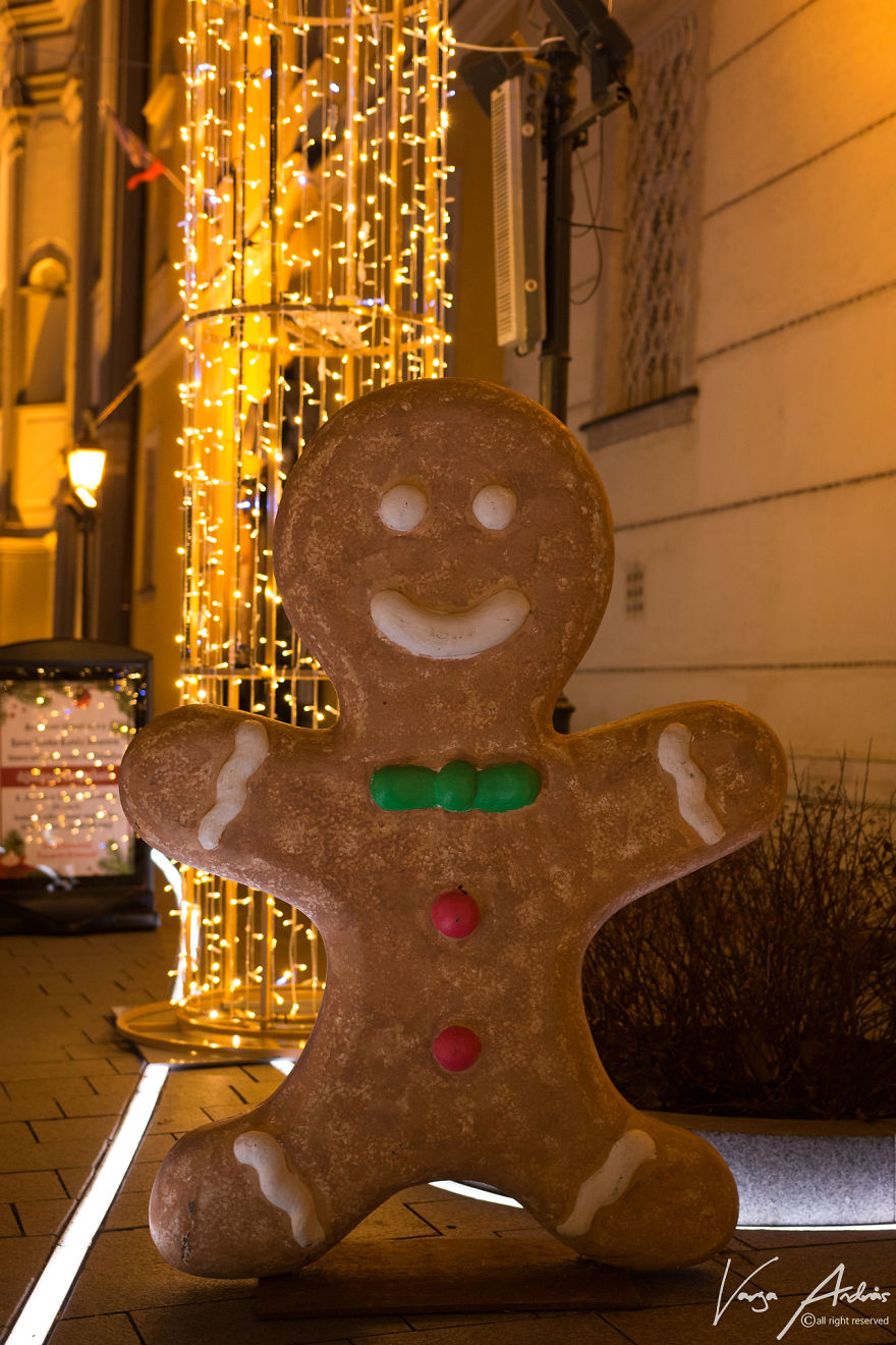 Christmas Lights In Székesfehérvár, Hungary Christmas Lights In Székesfehérvár, Hungary