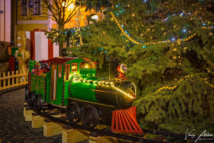 Christmas Lights In Székesfehérvár, Hungary Christmas Lights In Székesfehérvár, Hungary