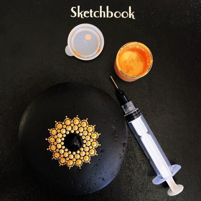 Tactile Art: I Create 3D Mandala Stones Tactile Art: I Create 3D Mandala Stones