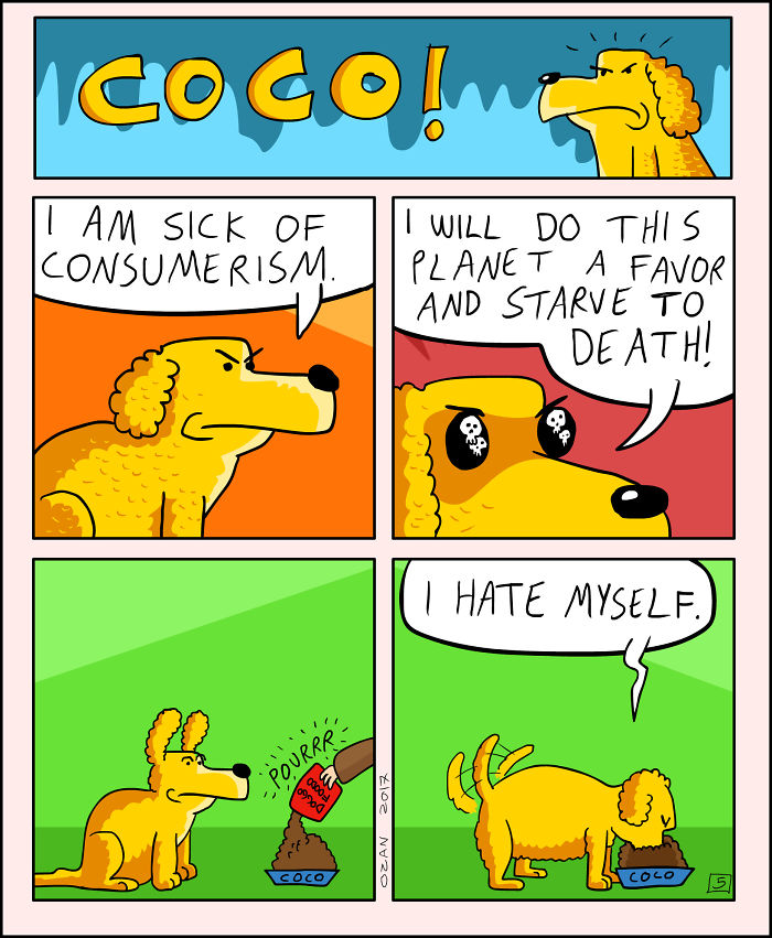 17 Hilariously Pessimistic Comics About Coco The Jolly Dog That Every Pessimist Will Relate To 17 Hilariously Pessimistic Comics About Coco The Jolly Dog That Every Pessimist Will Relate To