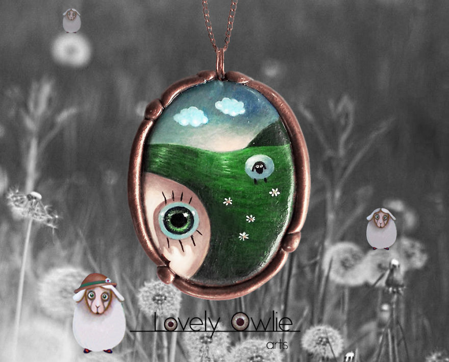 I Make Wearable Miniature Paintings I Make Wearable Miniature Paintings