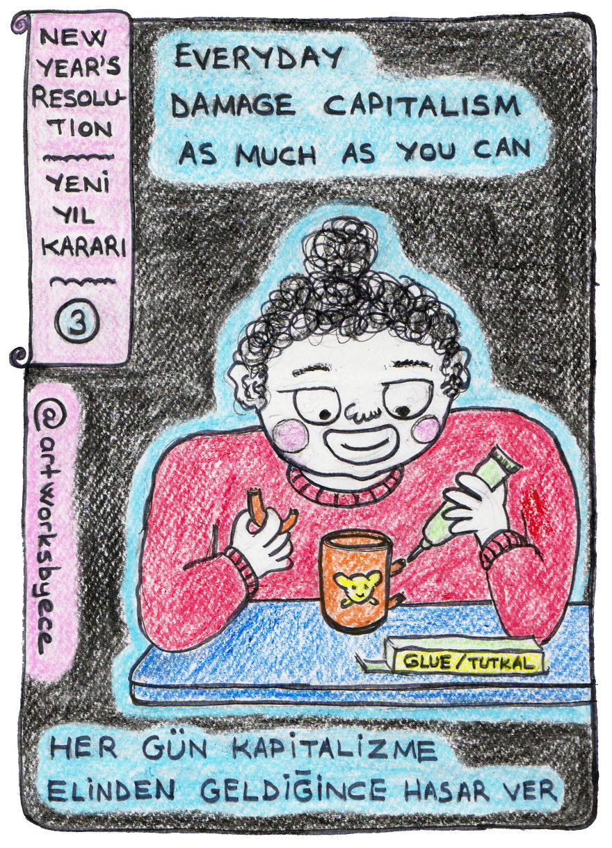 I Drew New Year’s Resolution Cards For A Better World I Drew New Year’s Resolution Cards For A Better World