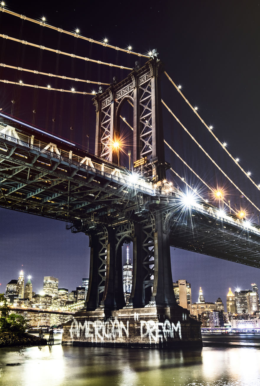 Artist Creates Incredible Portraits In Central Park Using Light Projections