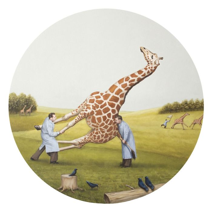 Artist Illustrates Human Behavior Jumping Across Different Mediums Artist Illustrates Human Behavior Jumping Across Different Mediums