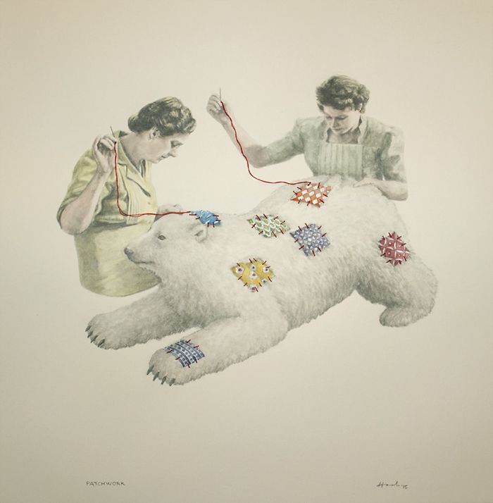 Artist Illustrates Human Behavior Jumping Across Different Mediums Artist Illustrates Human Behavior Jumping Across Different Mediums