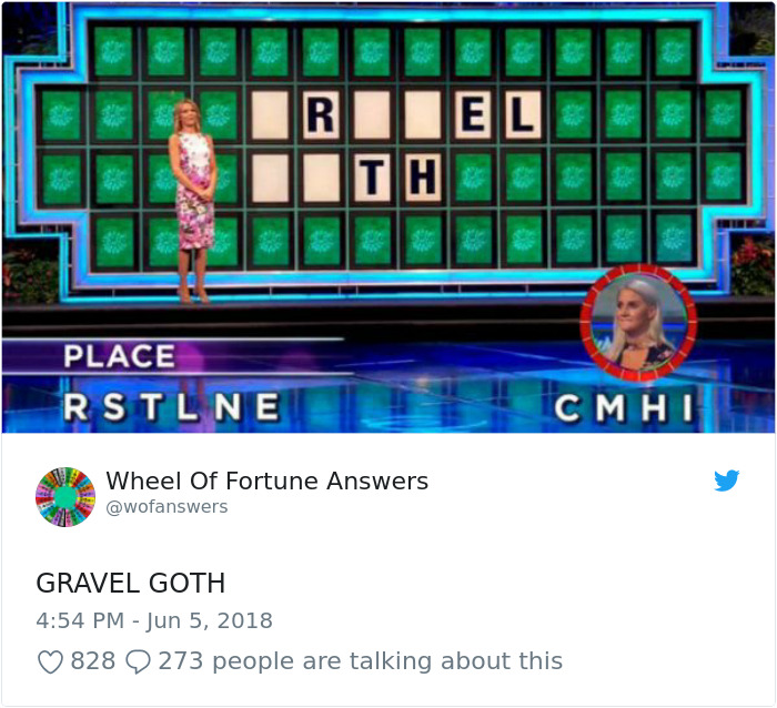 Someone Is Tweeting Hilariously Wrong “Wheel Of Fortune” Answers, And We Can’t Get Enough Someone Is Tweeting Hilariously Wrong “Wheel Of Fortune” Answers, And We Can’t Get Enough