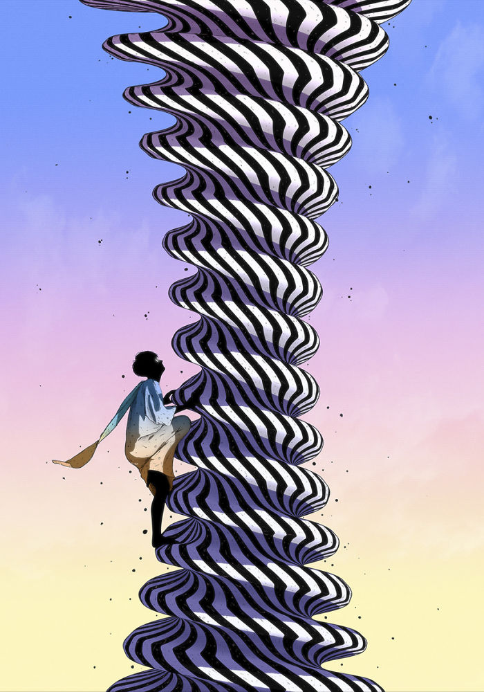 I Add A Mysterious Vibe To My Surreal Illustrations