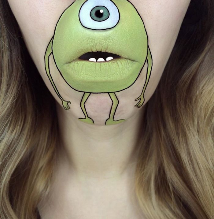 Makeup Artist Turns Her Lips Into Pop Culture Characters, And It’s So Real It’s Confusing Makeup Artist Turns Her Lips Into Pop Culture Characters, And It’s So Real It’s Confusing