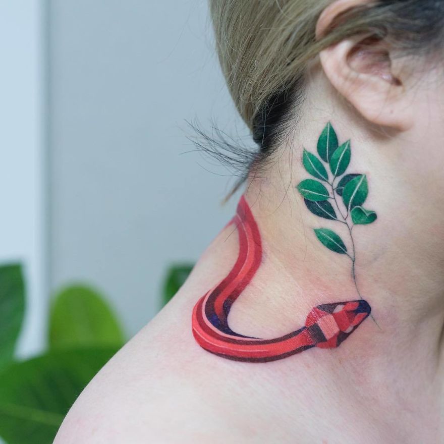 Korean Artist Tattoos Snakes Like No Other Korean Artist Tattoos Snakes Like No Other