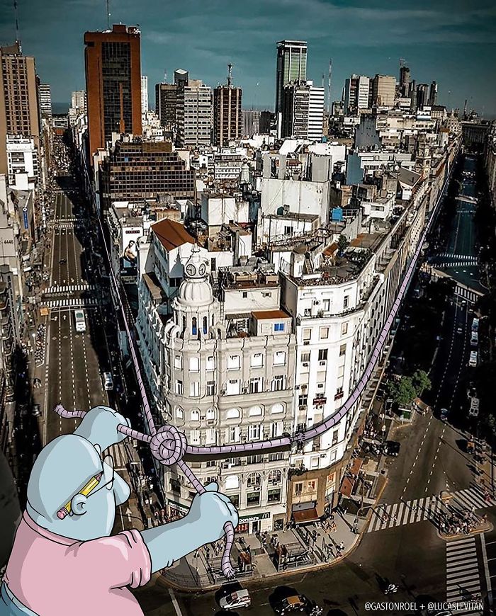 Artist “Invades” Strangers’ Photos On Instagram By Adding His Hilarious Illustrations Artist “Invades” Strangers’ Photos On Instagram By Adding His Hilarious Illustrations