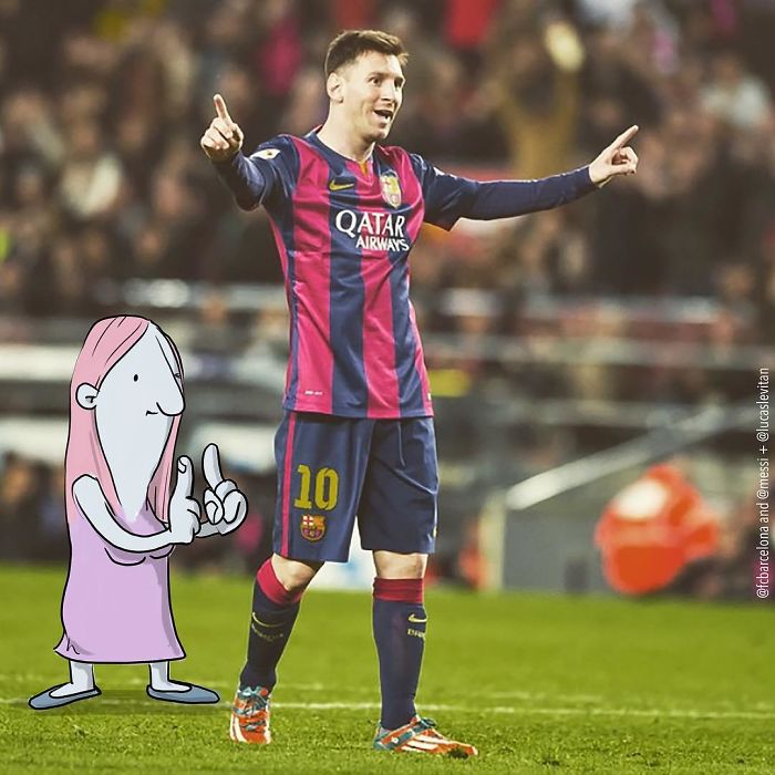 Artist “Invades” Strangers’ Photos On Instagram By Adding His Hilarious Illustrations Artist “Invades” Strangers’ Photos On Instagram By Adding His Hilarious Illustrations