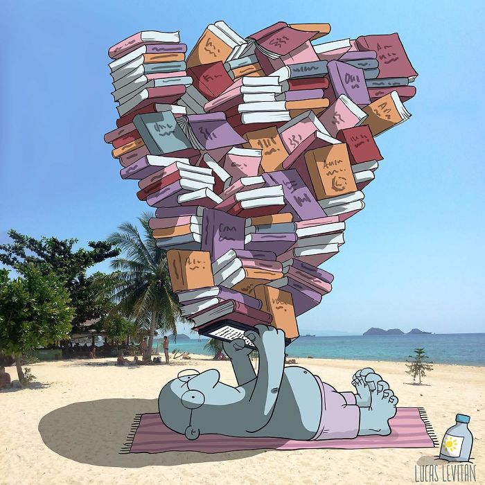 Artist “Invades” Strangers’ Photos On Instagram By Adding His Hilarious Illustrations Artist “Invades” Strangers’ Photos On Instagram By Adding His Hilarious Illustrations